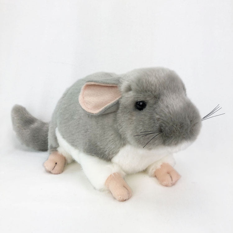 Adorable Peluche Chinchilla Réaliste