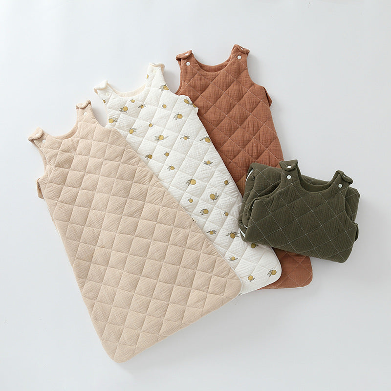 Gilet de sac de couchage rembourré en coton pour bébé