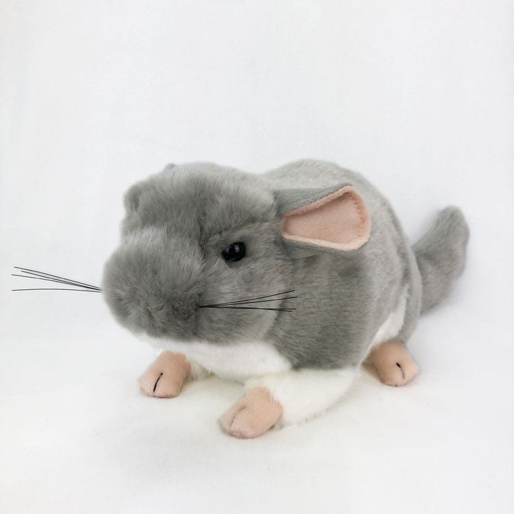 Adorable Peluche Chinchilla Réaliste